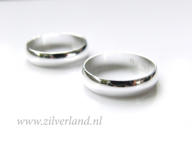 Sterling Zilveren Ring- Glad