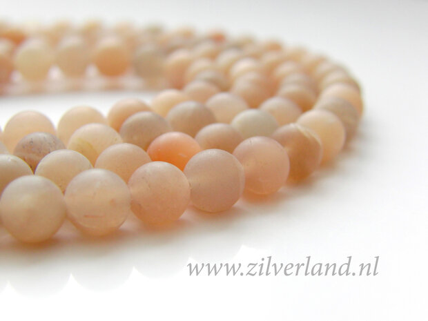 6mm Zonnesteen Edelstenen Kralen- Mat, A Kwaliteit