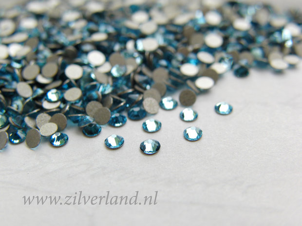 10 Stuks Swarovski Xilion Rose Kristallen- Aquamarine