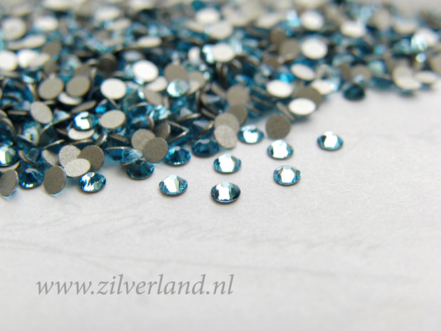 10 Stuks Swarovski Xilion Rose Kristallen- Aquamarine