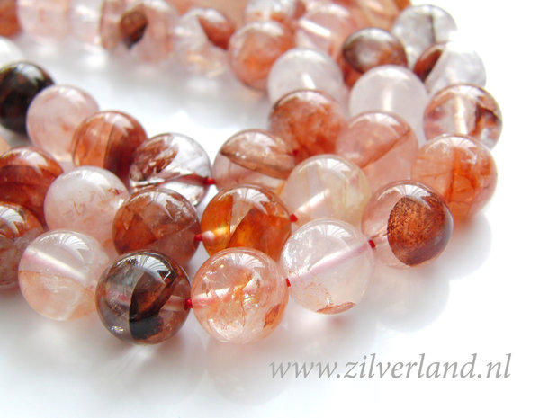 10mm Hematoide Kwarts Kralen