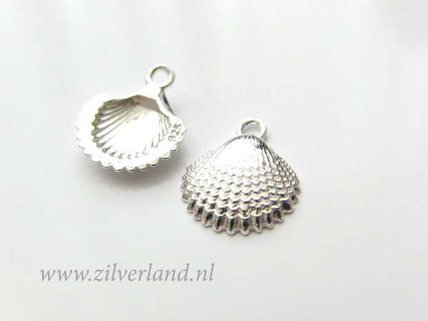 1 Stuk Sterling Zilveren Hanger- Schelp