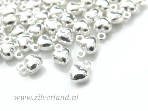 1 Stuk Sterling Zilveren Bedel- Hartje Bol