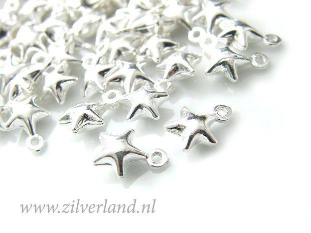 1 Stuk Sterling Zilveren Bedel- Sterretje
