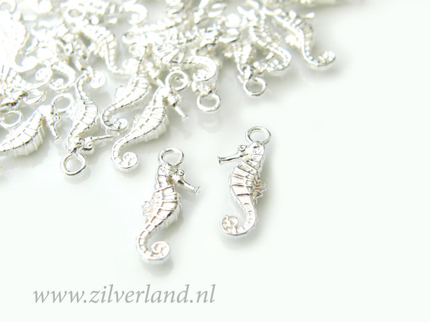 1 Stuk Sterling Zilveren Hanger- Zeepaard