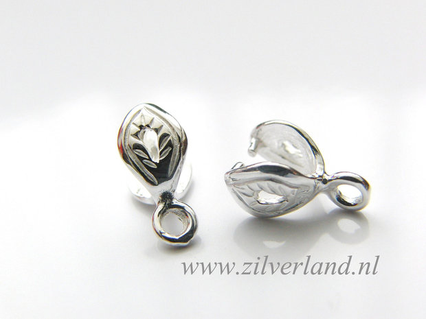 Sterling Zilveren Hangerklem- Blaadje