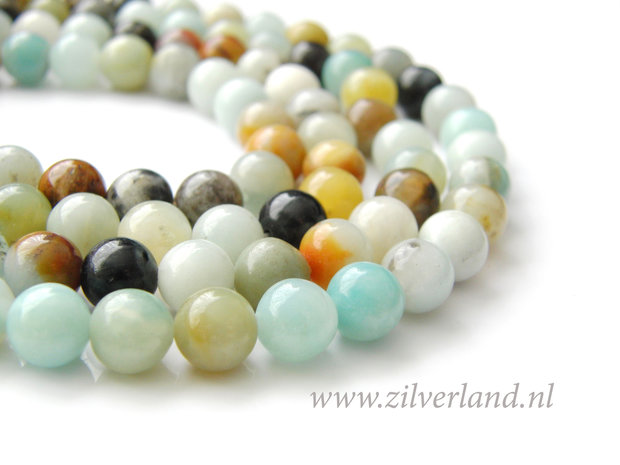 8mm Amazoniet Edelstenen Kralen