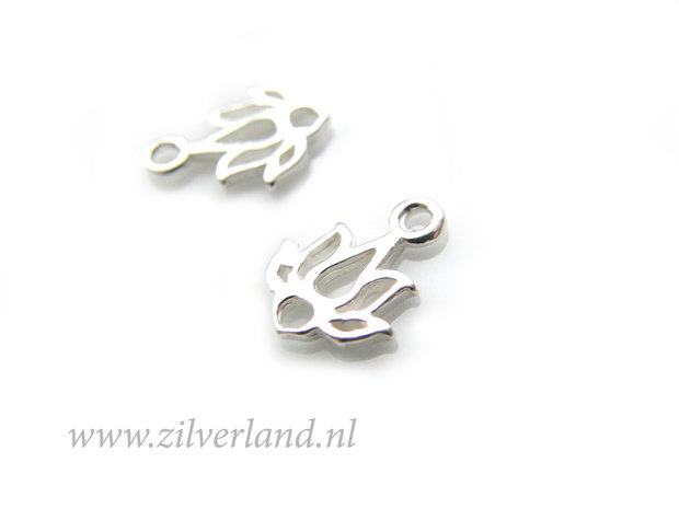 Sterling Zilveren Bedel Lotusbloem Klein