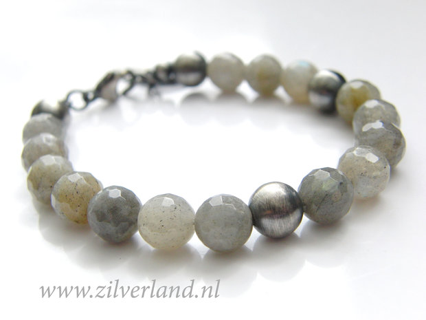 Handgemaakte Edelstenen Armband met Labradoriet