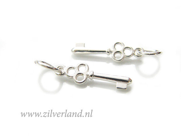 1 Stuk Sterling Zilveren Hanger- Sleutel