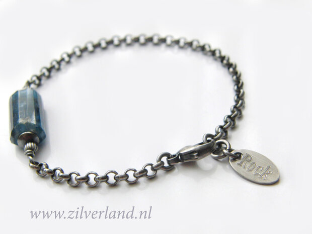 Handgemaakte Edelstenen Armband met Kyaniet