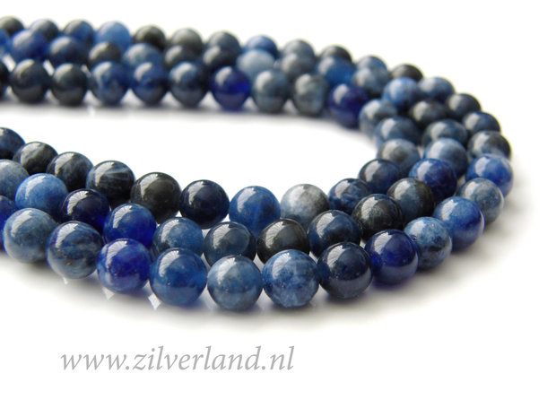 6mm Sodaliet Halfedelstenen Kralen