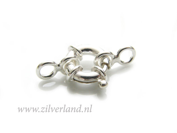 12mm Sterling Zilveren Veerring Slot