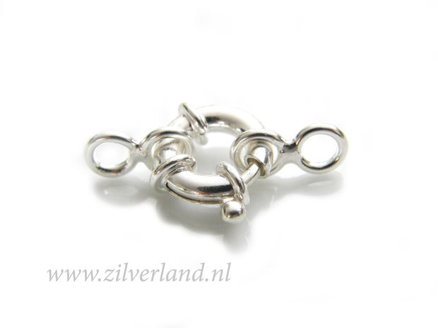 12mm Sterling Zilveren Veerring Slot