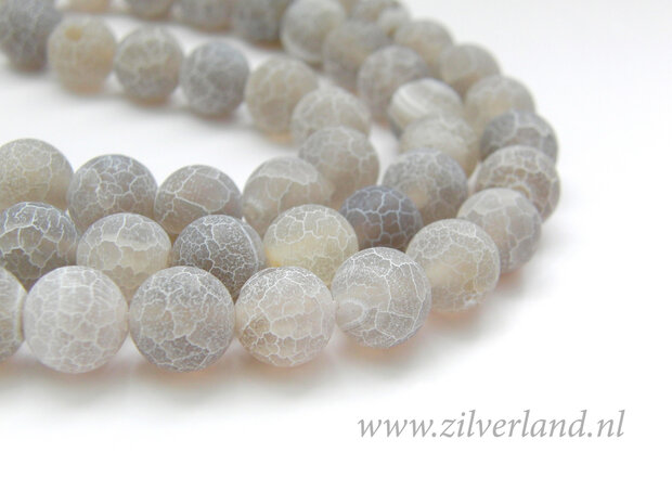 10mm Vuuragaat Edelstenen Kralen- Mat