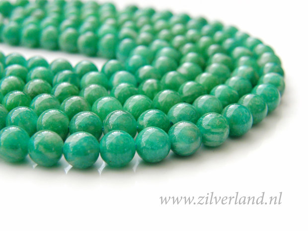 6mm Russische Amazoniet Edelstenen Kralen