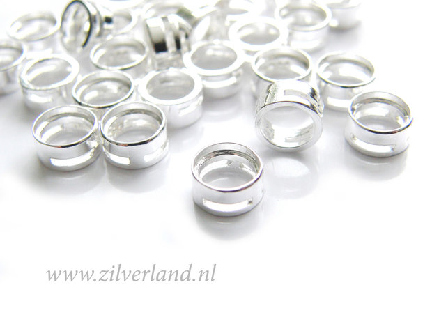 1 Stuk 6mm Sterling Zilveren Zetkastje