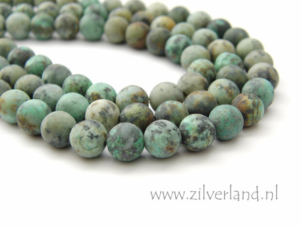 8mm Afrikaanse Turkoois Edelstenen Kralen- Mat