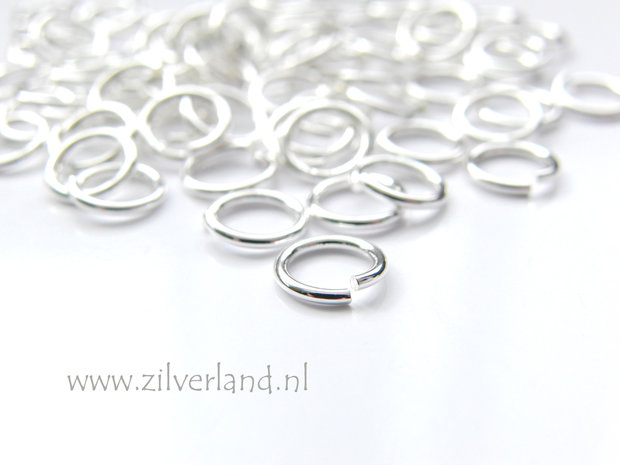 10 Stuks 1,0x7,0mm Sterling Zilveren Montageringen