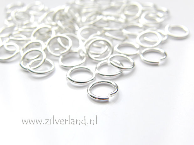 10 Stuks 1,0x7,0mm Sterling Zilveren Montageringen