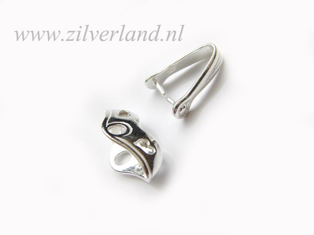 Sterling Zilveren Hangerklem voor Swarovski Hart