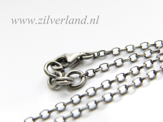 Zilveren Ketting met Aquamarijn