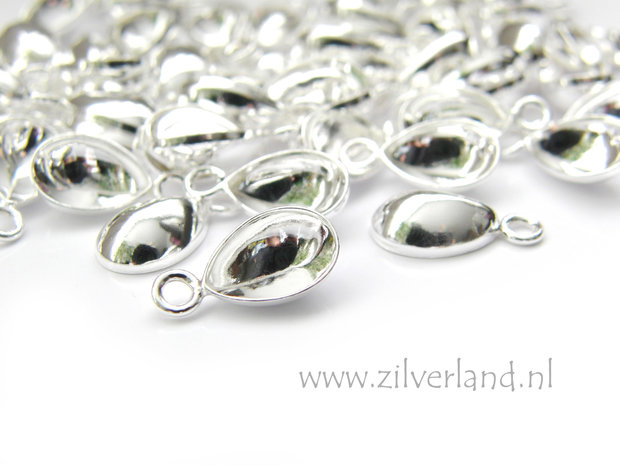 10mm Sterling Zilveren Hanger voor UV Hars/Resin of Swarovski Druppel