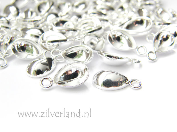 10mm Sterling Zilveren Hanger voor UV Hars/Resin of Swarovski Druppel