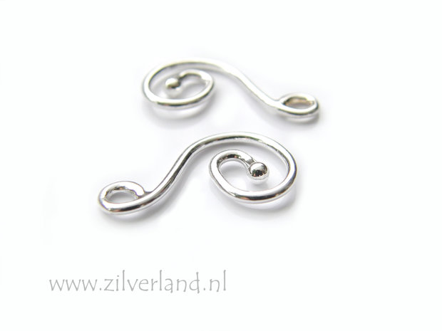 20mm Sterling Zilveren Haakslot
