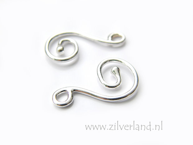 20mm Sterling Zilveren Haakslot
