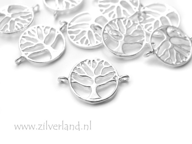 Sterling Zilveren Hanger/Connector- Levensboom