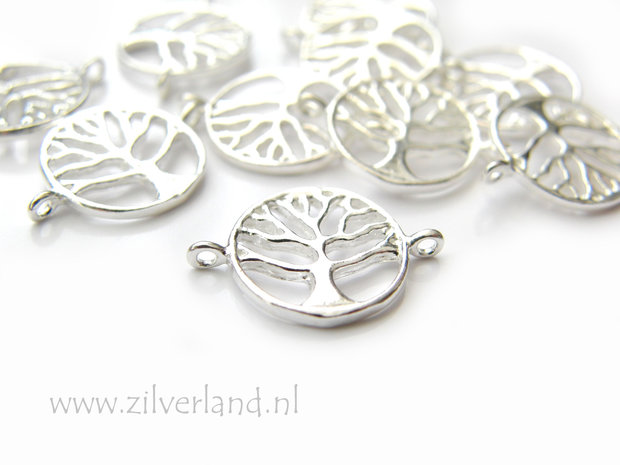 Sterling Zilveren Hanger/Connector- Levensboom