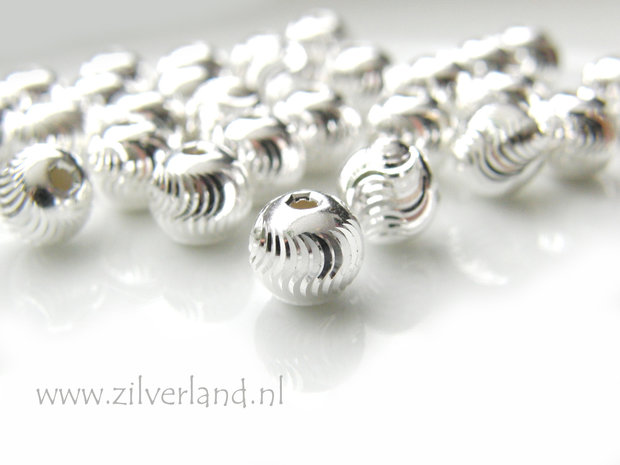 10 Stuks 8mm Sterling Zilveren Kralen