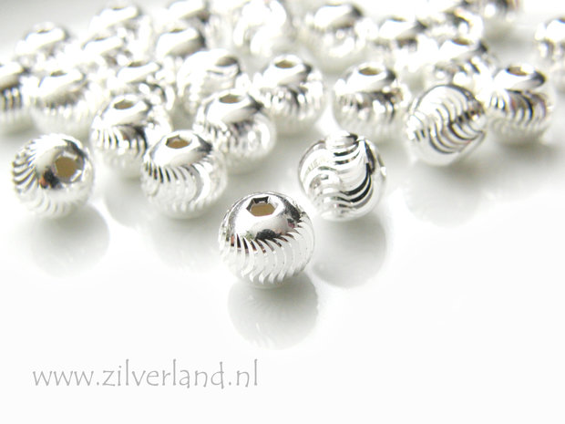 10 Stuks 8mm Sterling Zilveren Kralen