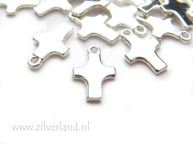 1 Stuk Sterling Zilveren Hanger- Kruis