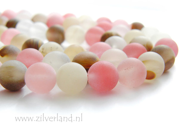 10mm Fire Cherry Kwarts- Mat