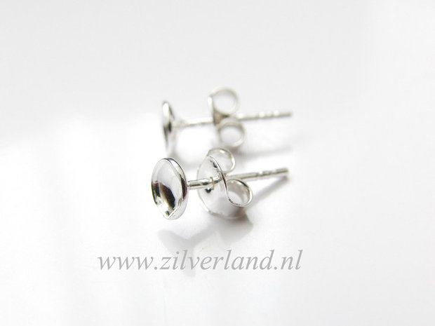 Sterling Zilveren Oorstekers 5mm