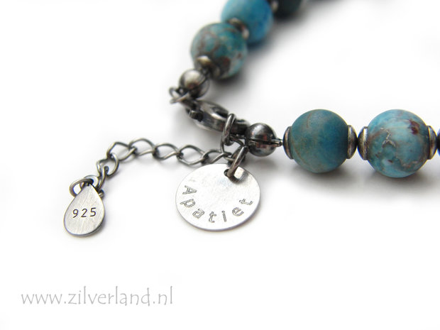 Handgemaakte Edelsteen Armband met Apatiet