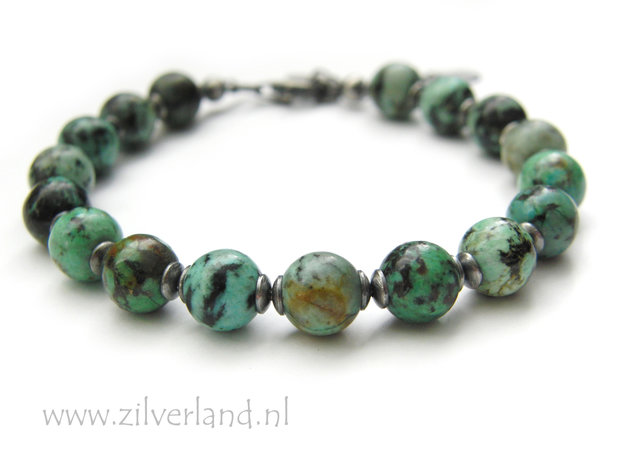 Handgemaakte Edelstenen Armband met Turkoois
