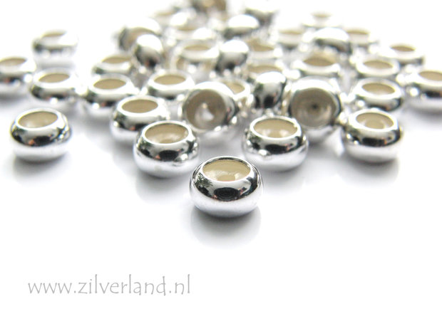 Sterling Zilveren Stopper met Siliconen Binnenring