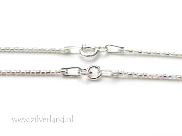 1,2mm Sterling Zilveren Collier- 42cm