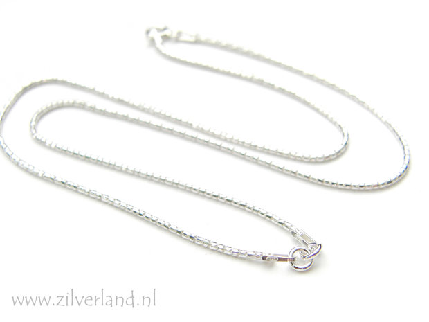1,2mm Sterling Zilveren Collier- 42cm