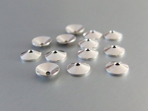 10 Stuks Kralenkapjes 6mm- Kegel