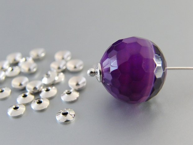 10 Stuks Kralenkapjes 4mm- Kegel