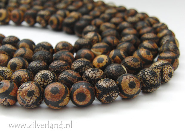 10mm Tibetaanse Agaat Edelstenen Kralen