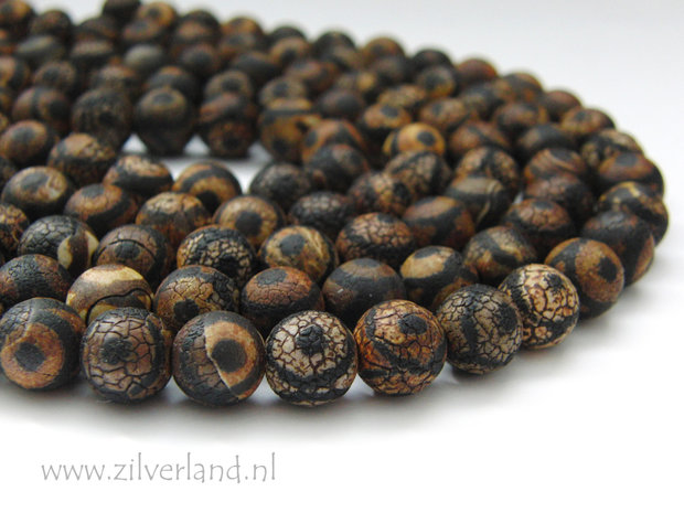 10mm Tibetaanse Agaat Edelstenen Kralen