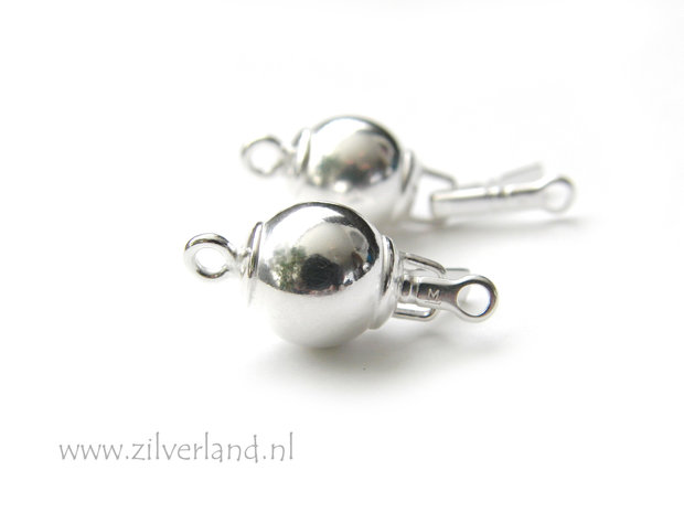 10mm Sterling Zilveren Bakslot
