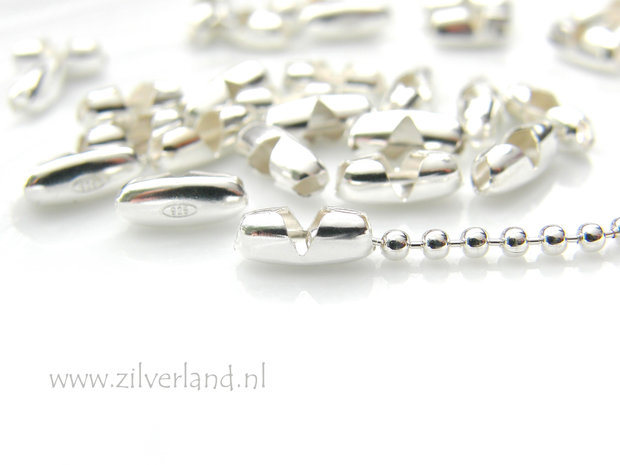Sterling Zilveren Sluiting voor Balletjesketting