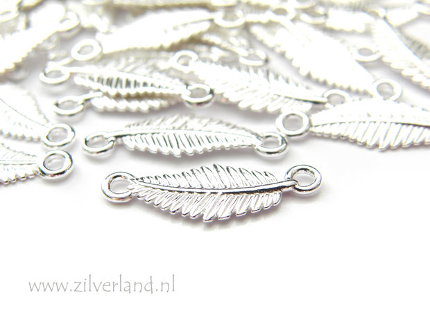 Sterling Zilveren Hanger/Connector- Blad