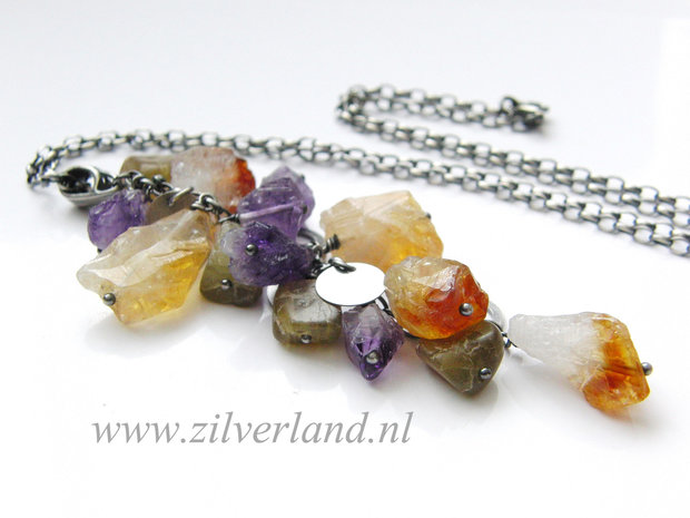 Hanger met Ruwe Edelstenen